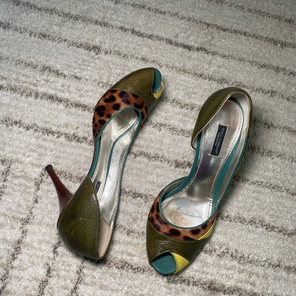 Dolce & Gabbana Multi-Color Heels EU size 39 - Picture 9 of 13